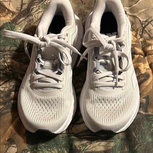 adidas White and Gray Athletic Shoes